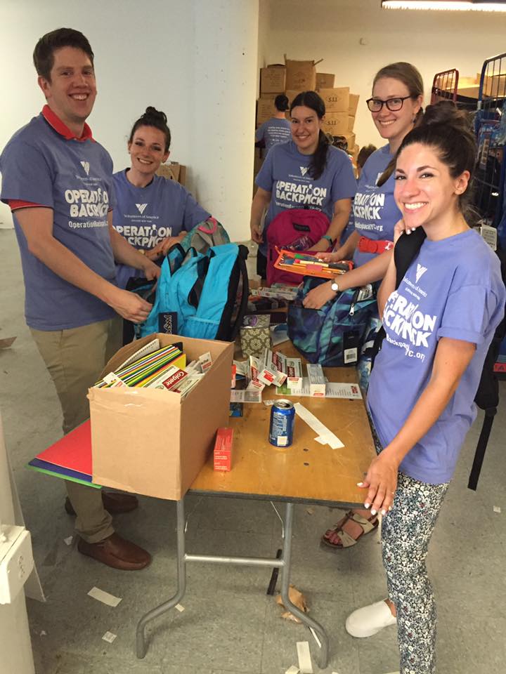 Volunteer Recap: HarperCollins & Operation Backpack