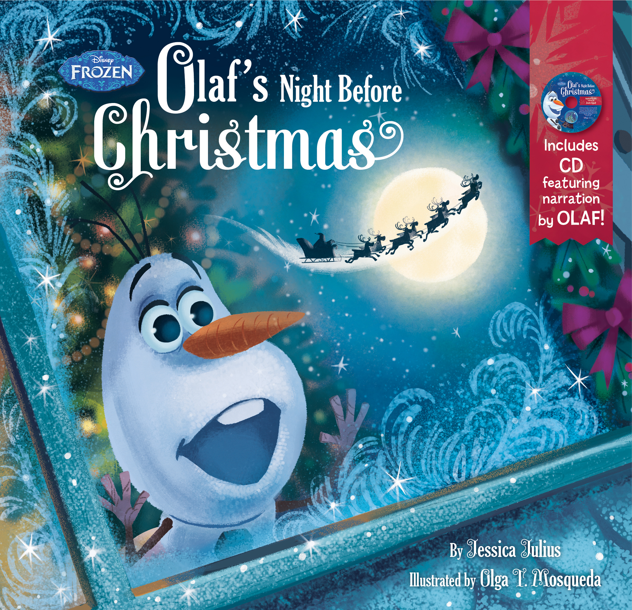 Frozen: Olaf’s Night Before Christmas Book & CD