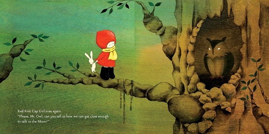 Red Knit Cap Girl by Naoko Stoop (Little, Brown Books for Young Readers/Hachette Book Group, June 2012). All rights reserved.